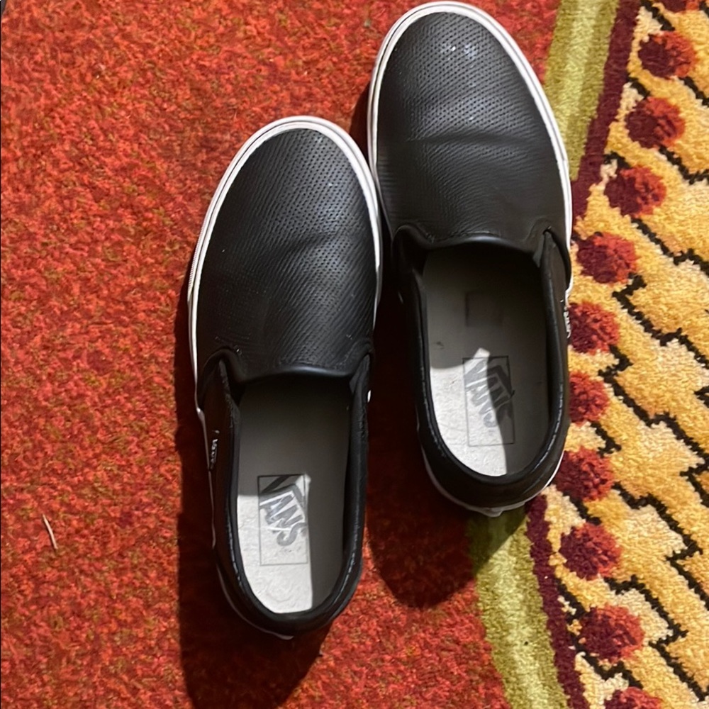 Vans Men's Black Slip-On Shoes